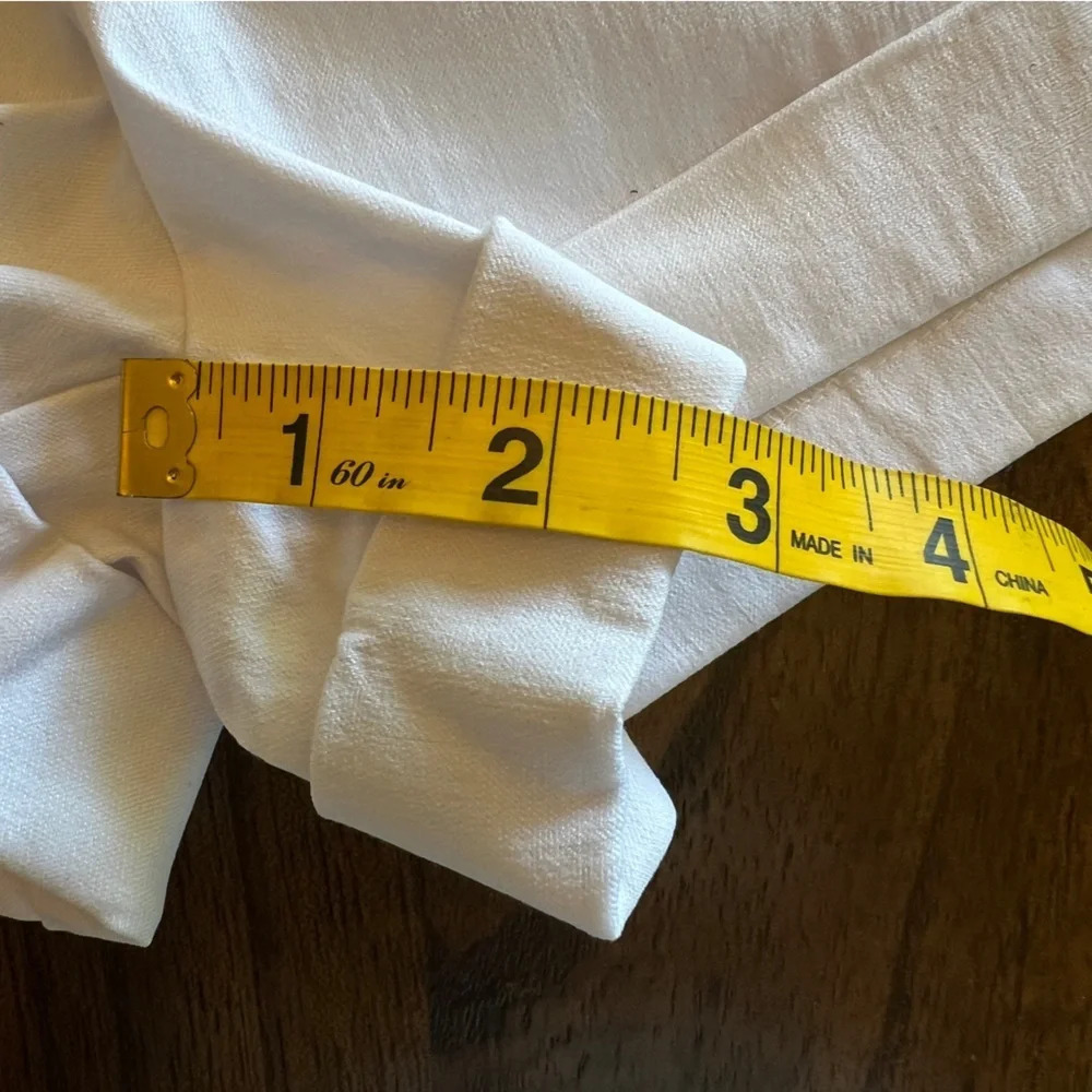 COZY White linen shorts Size XXL New - Picture 7 of 8